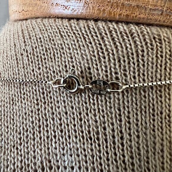 925 silver gold plate CZ rhinestones double link hearts necklace Valentine gift - Picture 4 of 8